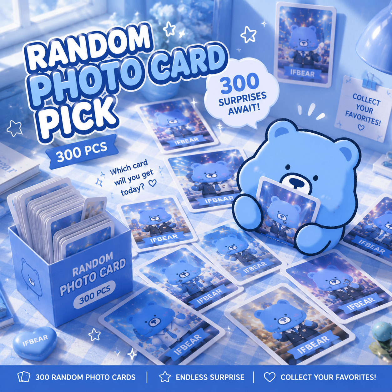 300pcs K-POP Official Random Photocards Bulk Pack (Buyer Requested Mix Available)