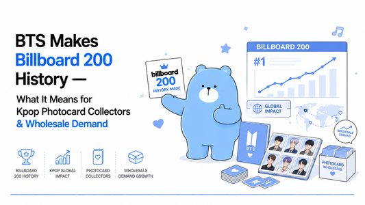 BTS Makes Billboard 200 History — What It Means for Kpop Photocard Collectors & Wholesale Demand