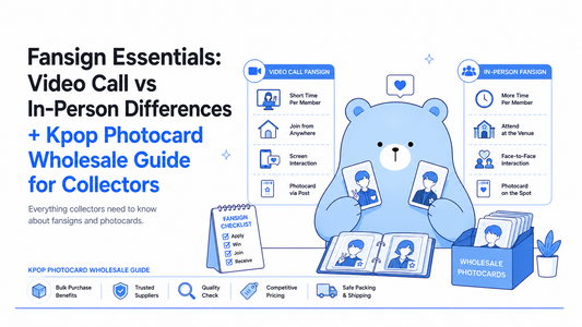 Fansign Essentials: Video Call vs In-Person Differences + Kpop Photocard Wholesale Guide for Collectors