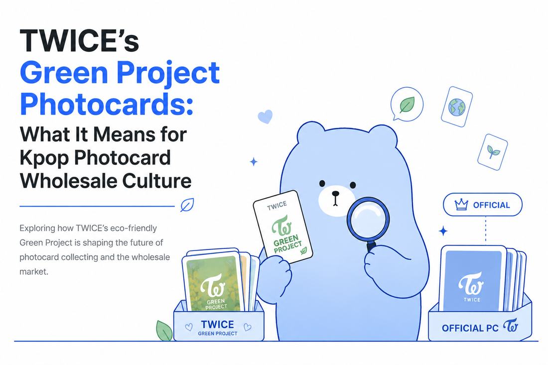 TWICE's Green Project Photocards: What It Means for Kpop Photocard Wholesale Culture