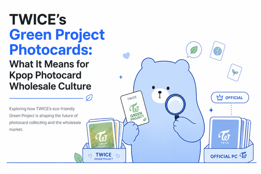 TWICE's Green Project Photocards: What It Means for Kpop Photocard Wholesale Culture