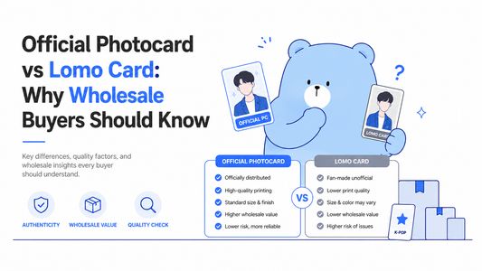 Official Photocard vs Lomo Card: What Every Kpop Photocard Wholesale Buyer Needs to Know