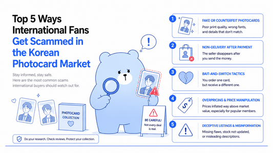 Top 5 Ways International Fans Get Scammed in the Korean Photocard Market (And How to Stay Safe)
