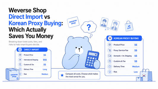 Weverse Shop Direct Import vs Korean Proxy Buying: Which Actually Saves You Money on Kpop Photocard Wholesale