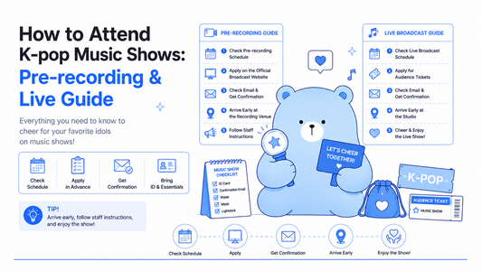 How to Attend K-pop Music Shows: Pre-recording & Live Guide for Fans and Photocard Collectors