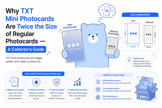 Why TXT Mini Photocards Are Twice the Size of Regular Photocards — A Collector's Guide