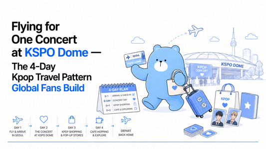 Flying for One Concert at KSPO Dome — The 4-Day Kpop Travel Pattern Global Fans Build