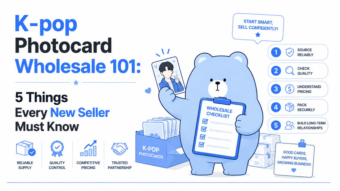 K-pop Photocard Wholesale 101: 5 Things Every New Seller Must Know