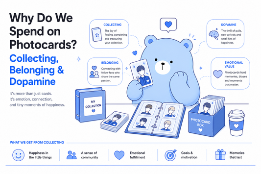 Why Do We Spend on Photocards? Collecting, Belonging & Dopamine — A Deep Dive for Fans & Kpop Photocard Wholesale Buyers