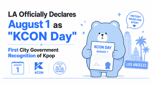 LA Officially Declares August 1 as "KCON Day" — First City Government Recognition of Kpop