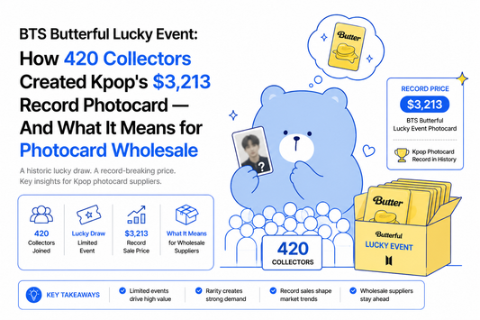 BTS Butterful Lucky Event: How 420 Collectors Created Kpop's $3,213 Record Photocard — And What It Means for Photocard Wholesale