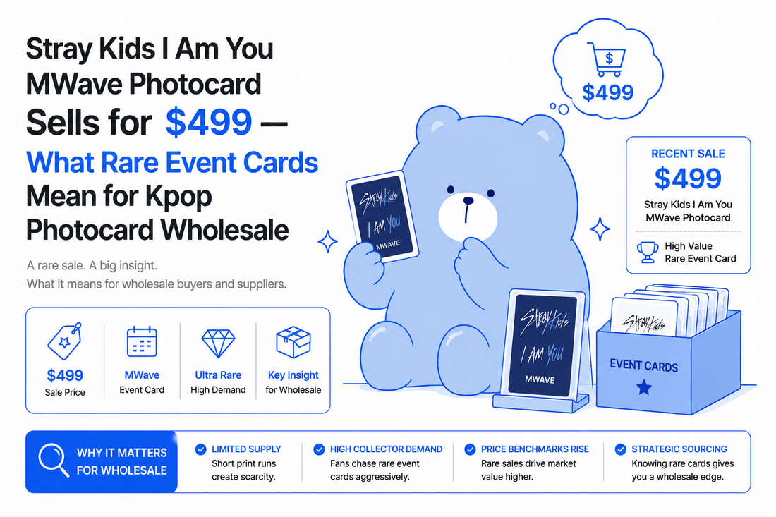 Stray Kids I Am You MWave Photocard Sells for $499 — What Rare Event Cards Mean for Kpop Photocard Wholesale