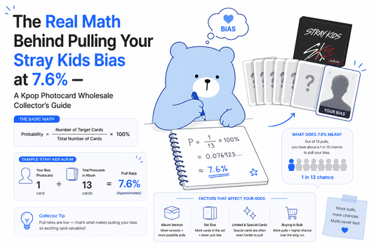 The Real Math Behind Pulling Your Stray Kids Bias at 7.6% — A Kpop Photocard Wholesale Collector's Guide