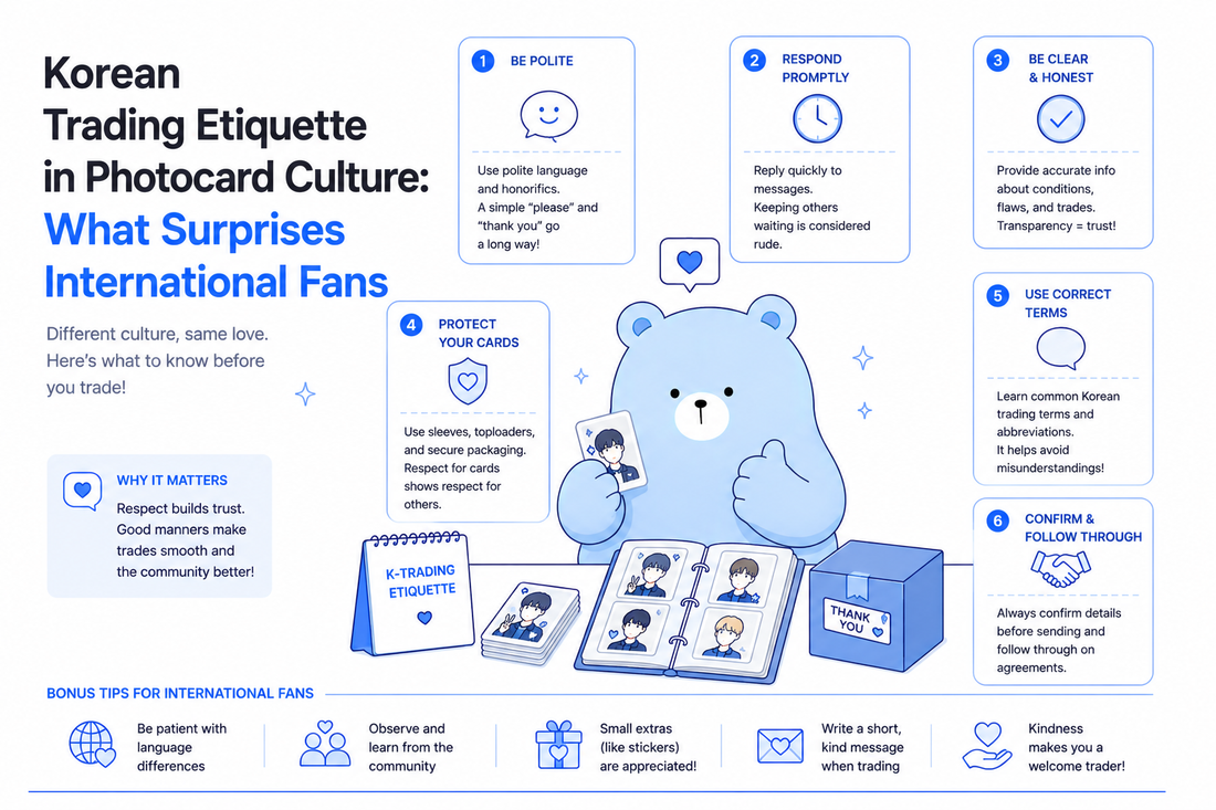 Korean Trading Etiquette in Photocard Culture: What Surprises International Fans