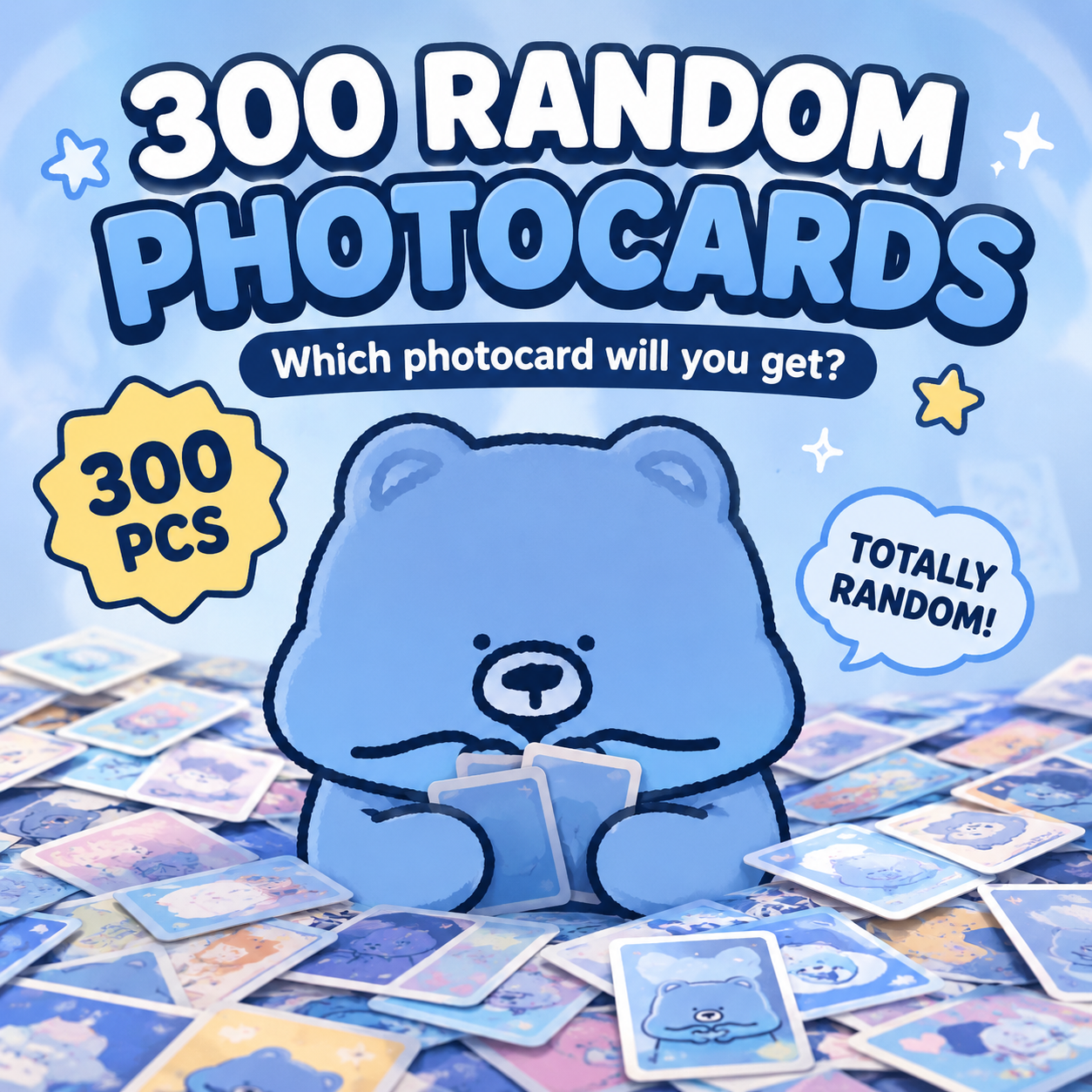 300pcs K-POP Official Random Photocards Bulk Pack (Buyer Requested Mix Available)